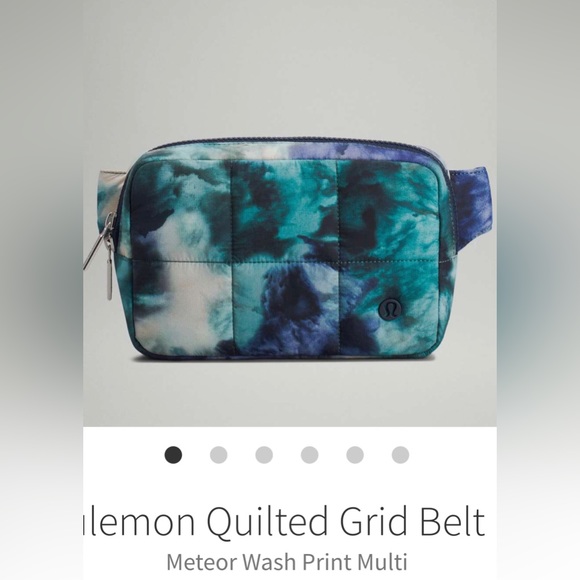 lululemon athletica Handbags - LULULEMON Quilted Grid Belt Bag